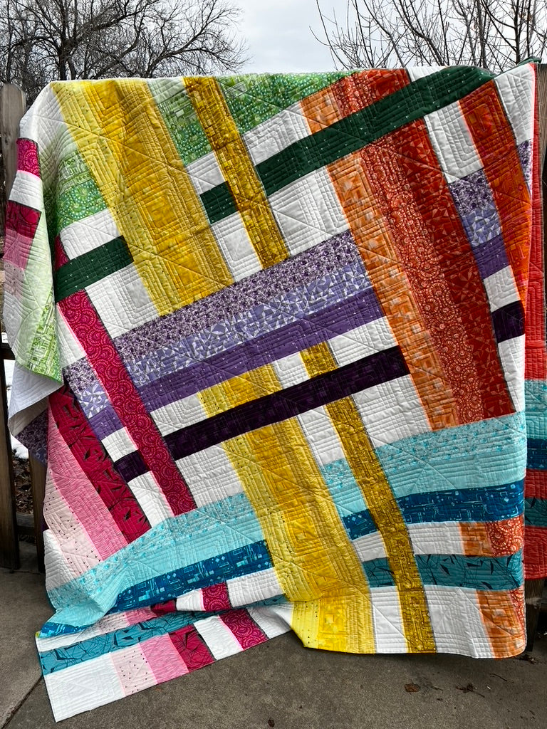 Pieced Madras Quilt Pattern DIGITAL