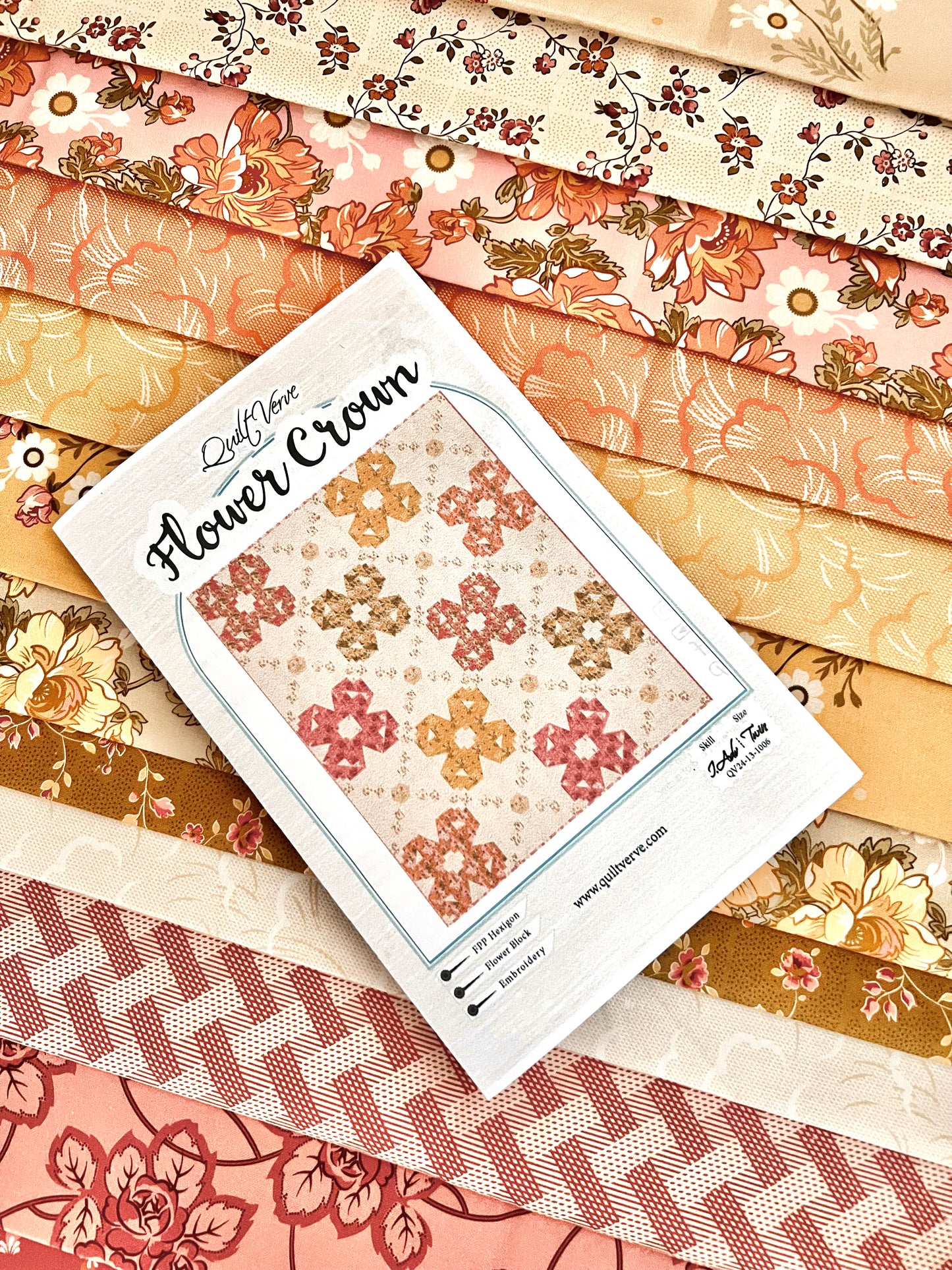 Flower Crown Quilt Pattern PHYSICAL