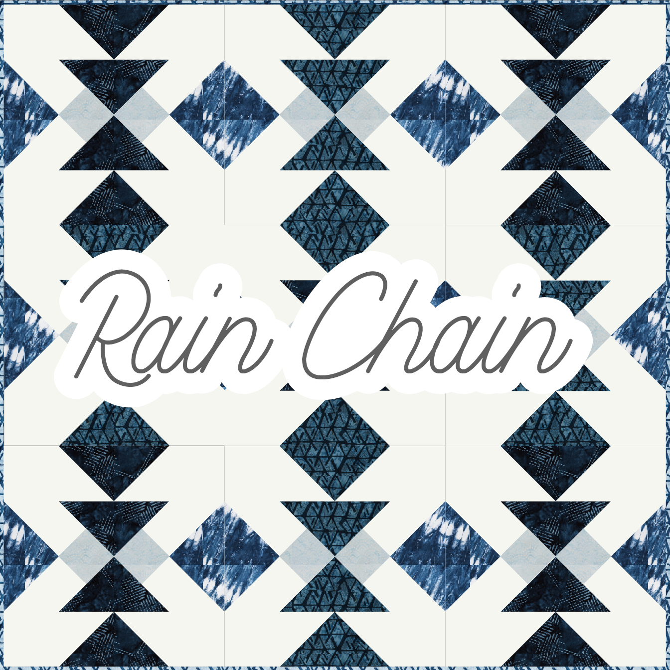 AVAILABLE NOW! Rain Chain Quilt Pattern DIGITAL