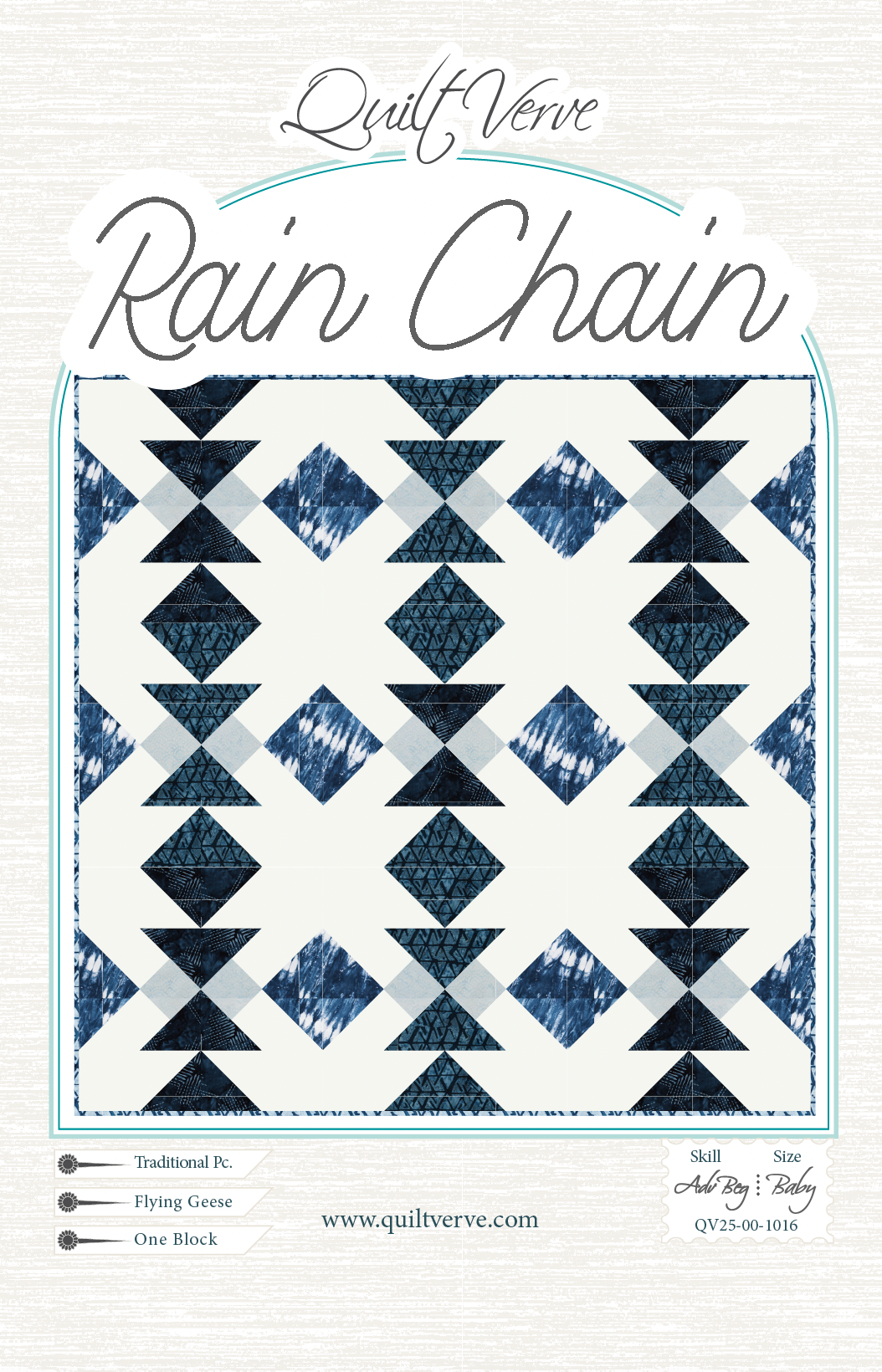 AVAILABLE NOW! Rain Chain Quilt Pattern DIGITAL