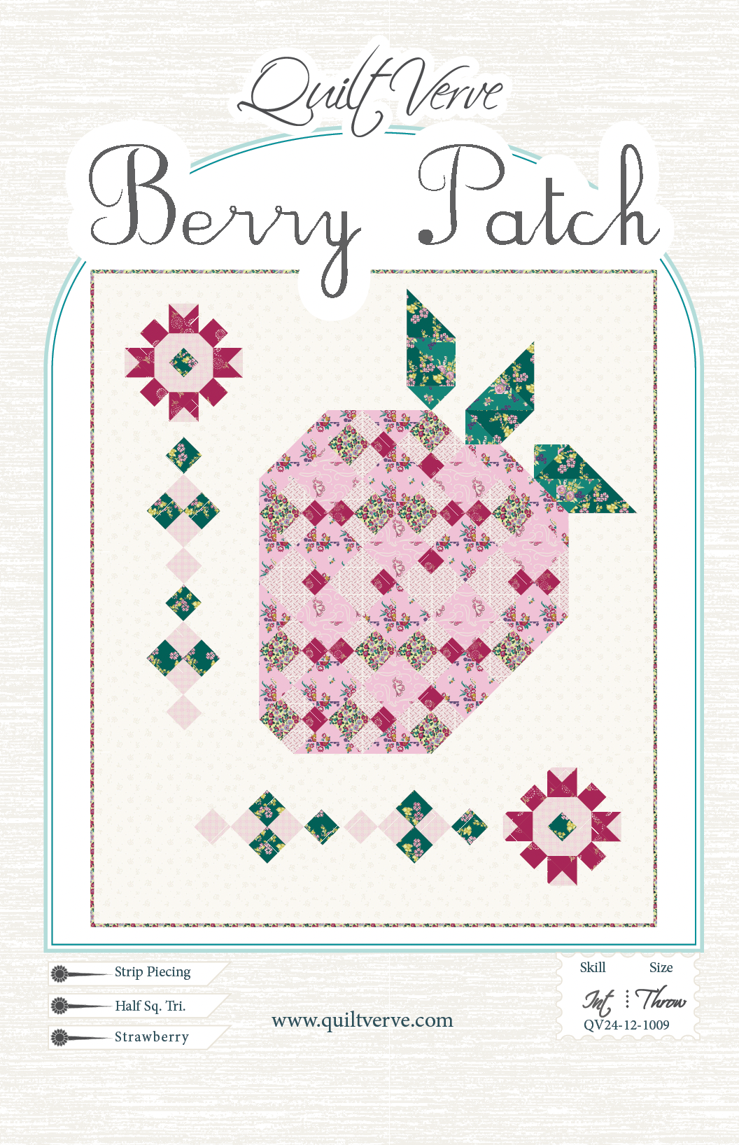 AVAILABLE NOW! Berry Patch Quilt Pattern DIGITAL