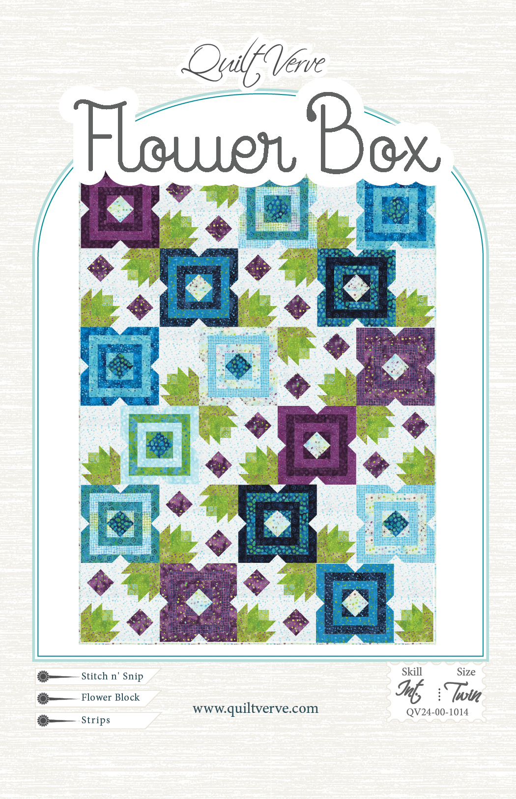 AVAILABLE NOW! Flower Box Quilt Pattern DIGITAL