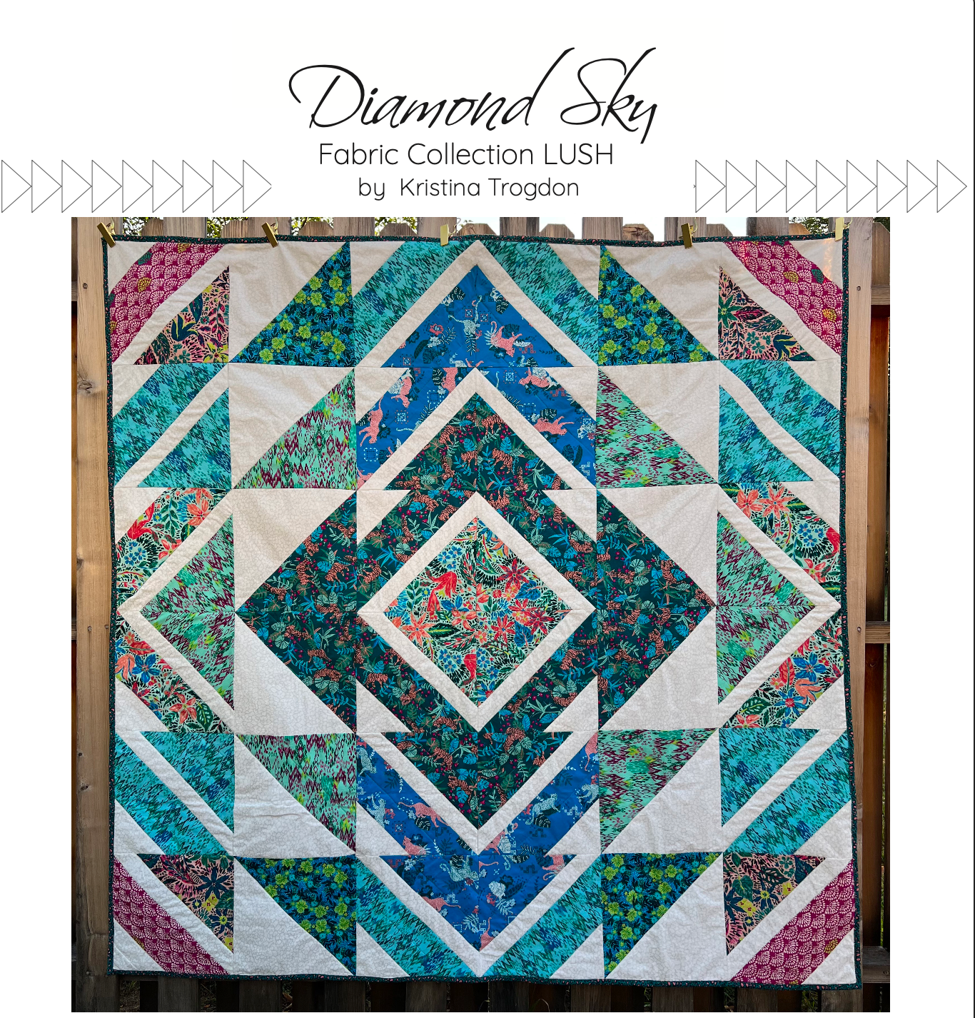 Diamond Sky Quilt Pattern