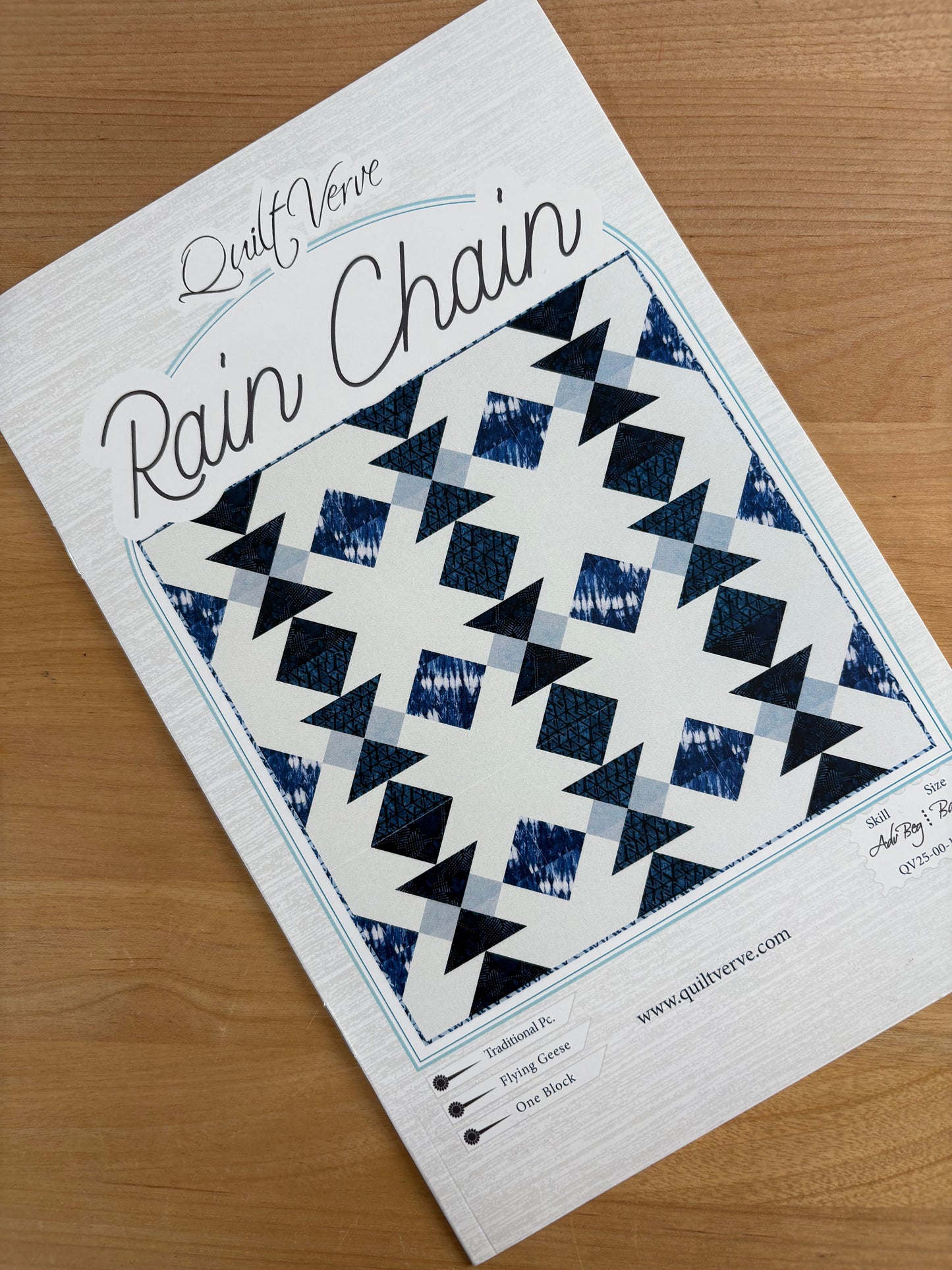 Rain Chain Quilt Pattern PHYSICAL