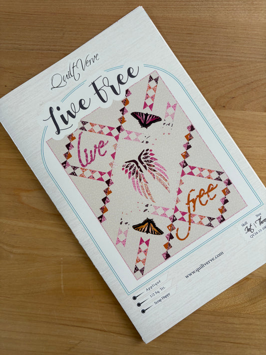 Live Free Quilt Pattern PHYSICAL