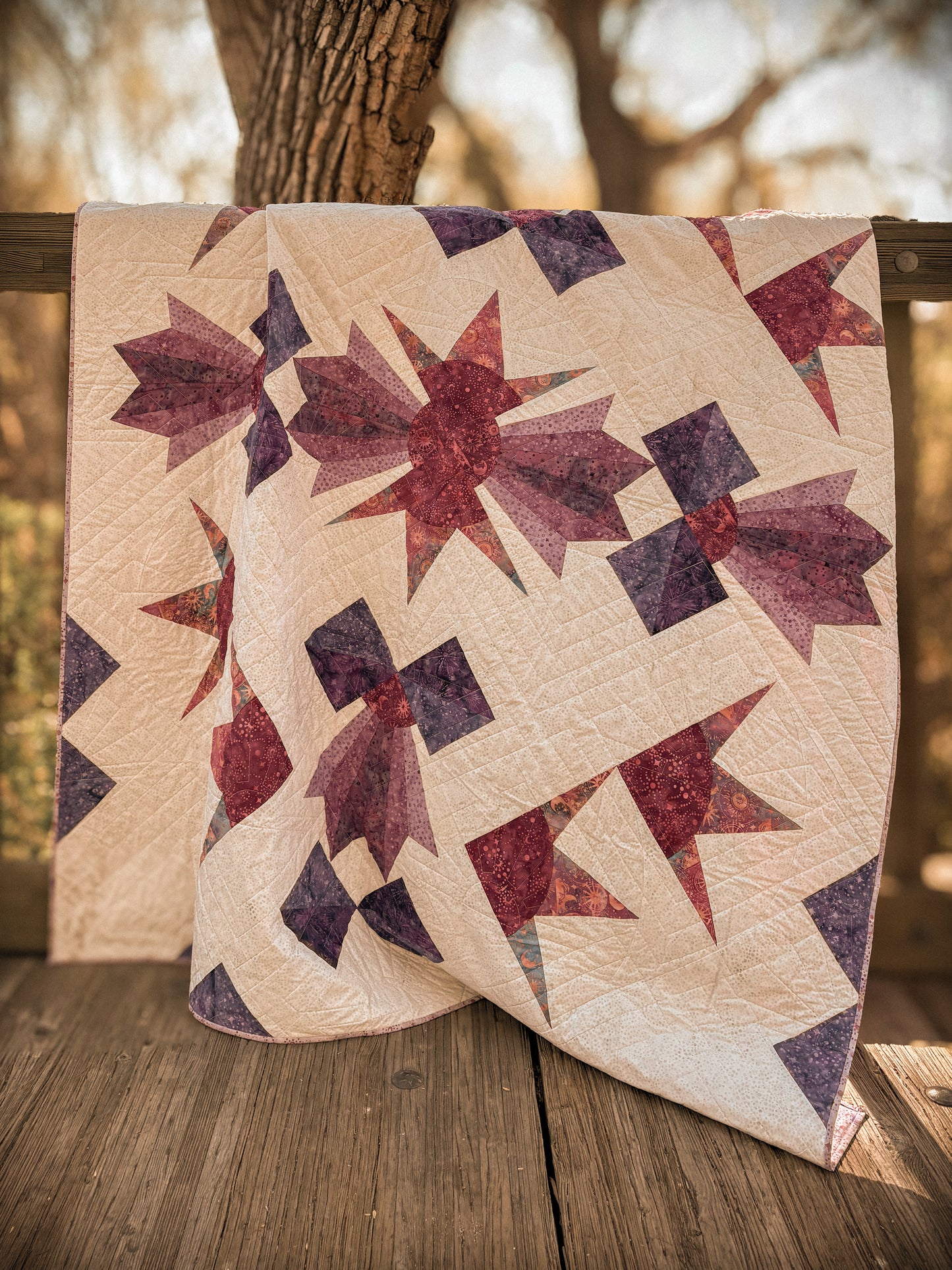 Stardust Star Quilt Pattern PDF | Modern Geometric Quilt Design