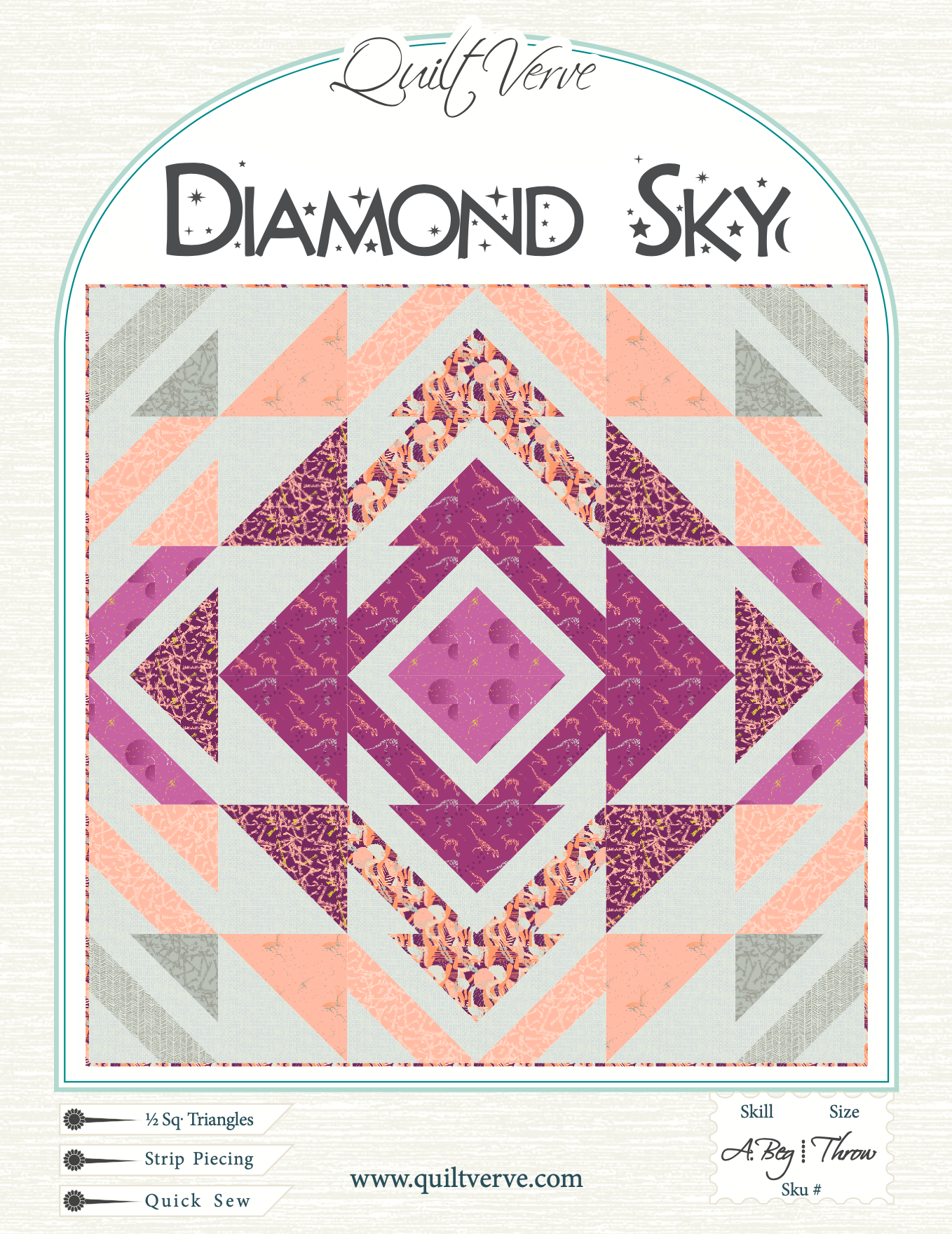 Diamond Sky Quilt Pattern