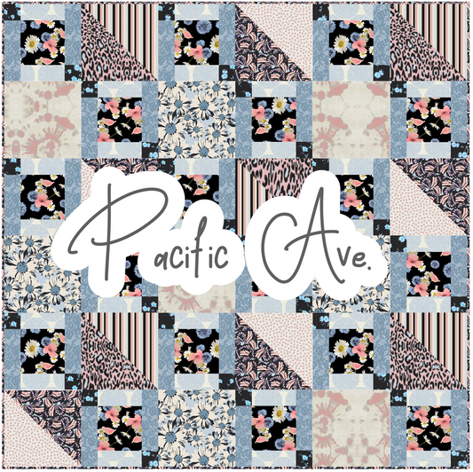 FREE PATTERN!  Pacific Ave. Quilt Pattern