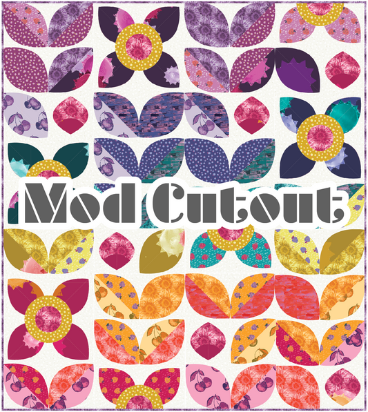 Available Now!  MOD Cutout Quilt Pattern