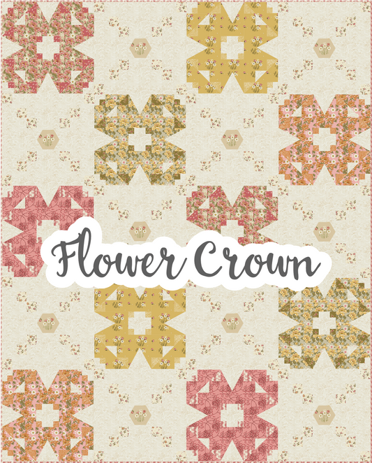 Coming 6/2024 Flower Crown Quilt Pattern