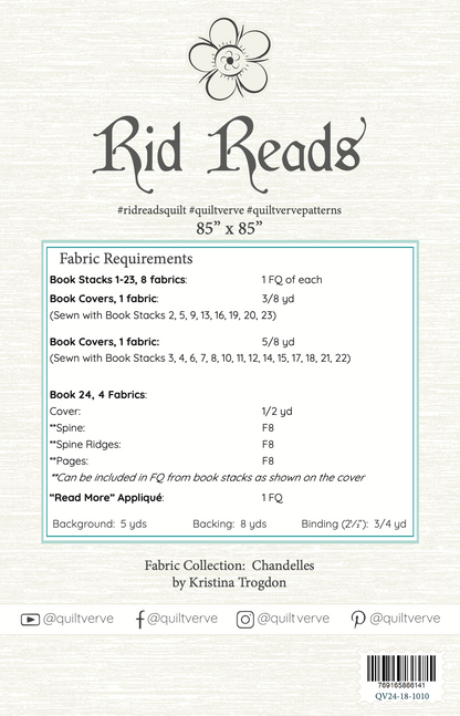 AVAILABLE NOW!  Rid Reads Pattern
